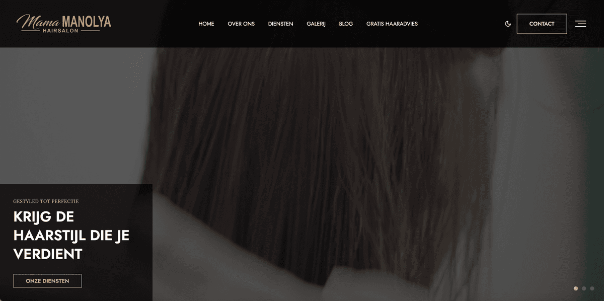 Mama Manolya Kapsalon – Met custom afsprakenformulier en gecodeerd op maat